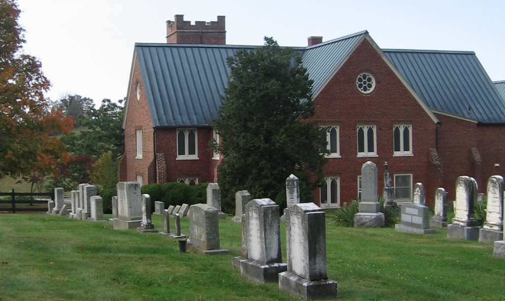 cemetery and church